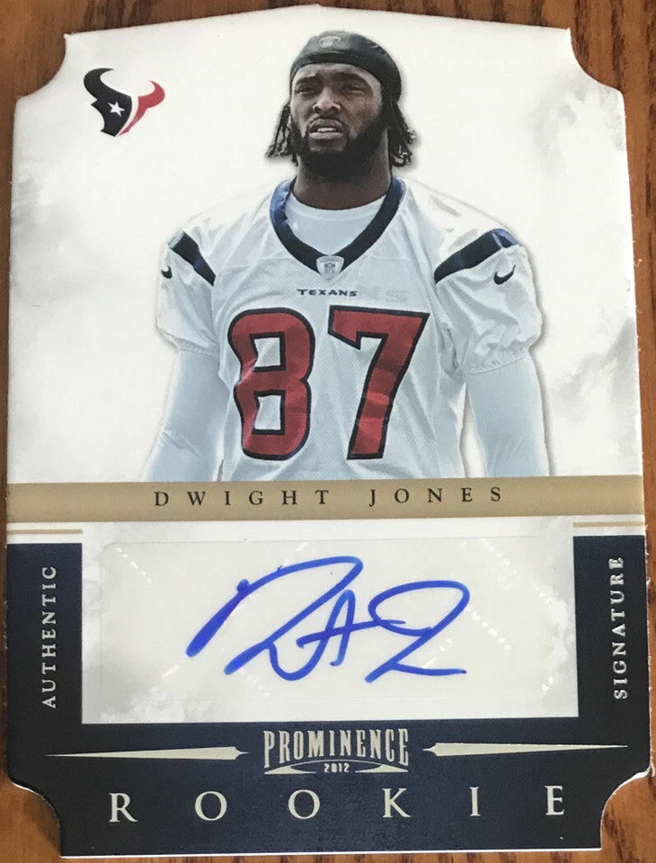 2012 Panini Prominence Rookie Autograph Dwight Jones #176 #’d /499 - Image 1 of 2