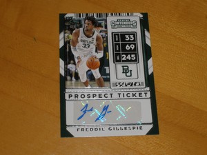 Freddie Gillespie 2020 Panini Contenders Draft 101 Prospect Ticket Auto RC