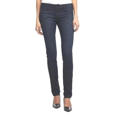 Pantalones de mezclilla ajustados informales Kenneth Cole New York Marylou para mujer elásticos azul oscuro Foto 1 de 4