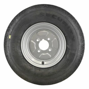 Rueda y neumático de 10" para remolque de caja remolque con suspensión 750 kg sin frenos - Imagen 1 de 3