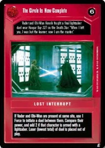 Star Wars CCG Reflections I VRF Very Rare Foil The Circle Is Now Complete - Picture 1 of 1