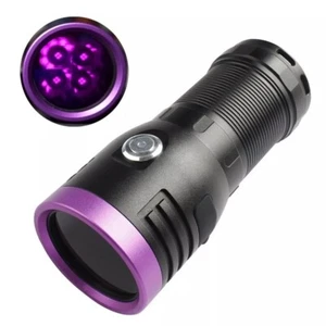 60W 80W 120W UV Blacklight Flashlight 365nm LED Mineral Fluorescent Resin Cure - Picture 1 of 15