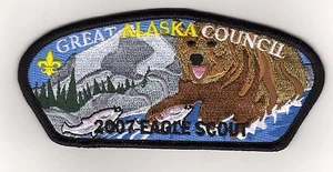 Great Alaska Council (SA-9) CSP, 2007 Eagle Scout, Mint! - Picture 1 of 1