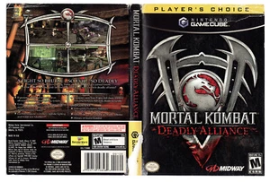 Cubierta de repuesto Mortal Kombat Deadly Alliance Nintendo Gamecube elección de jugadores - Imagen 1 de 2
