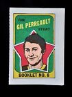 GIL PERREAULT 1971-72 O-PEE-CHEE / TOPPS BOOKLETS (ENGLISH) 71-72 NO 8     1239
