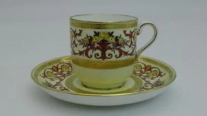 Juego de platillos taza Mintons Inglaterra Marshall Fields Chicago ornamentado dorado incrustado WoW - Imagen 1 de 14