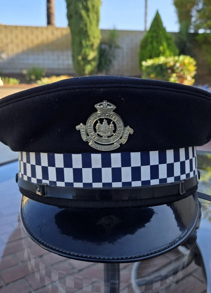 Gorra de reserva de policía especial de Birmingham City Police de colección con insignia Foto 1 de 4