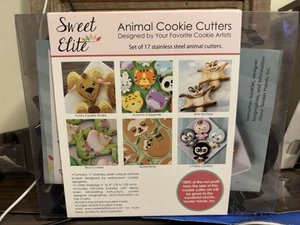 Sweet elite Animal Cookie Cutters,set Of 17 - Picture 1 of 2