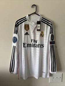 Herren Adidas Chicharito #14 Madrid 2014 UCL Langarm Trikot Gr. S - Neu mit Etikett - Bild 1 von 6