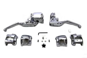 V-Twin 22-0839 Handlebar Control Kit Chrome - Picture 1 of 3
