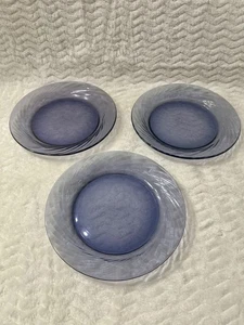 3 Pyrex Festiva Fiesta Amethyst lila Wirbel 7 1/2" runde Teller Corelle Corning - Bild 1 von 4