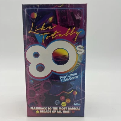 Juego de trivia Like Totally 80’s Pop Culture • Buffalo Games • Sellado de fábrica, NUEVO  Foto 1 de 4
