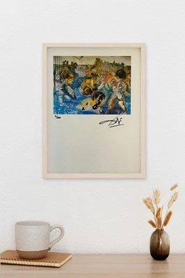 IMPRESIÓN ORIGINAL FIRMADA SALVADOR DALÍ - INCLUYE CERTIFICADO DE AUTENTICIDAD Y TASACIÓN DE $3,500 - Foto 1 de 4