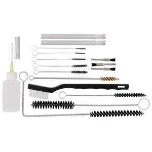 Metal Special Lubricating Airbrush Detail Set Long Handled Angle Brush - Picture 1 of 12