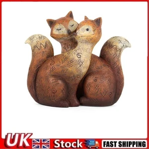 Fox Family Figurine Set – Cute Woodland Animal Home Decor Ornament - Picture 1 of 3