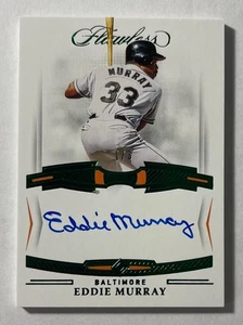 2022 Panini Flawless Eddie Murray Signatures Auto Emerald 1/3 - Picture 1 of 2