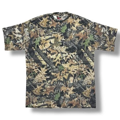 Винтажная футболка 90-х Mossy Oak Forest камуфляжный пол охотничий карман большой размер - Изображение 1 из 4