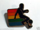 Soccer Pin ,  Rainbow Games Vintage Lapel Pin