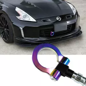 NEO Chrome CNC Aluminum Tow Hook JDM Style For Nissan 370Z GTR 09-up, Juke 11+ - Picture 1 of 12