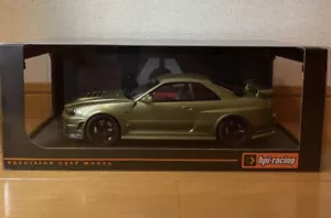 hpi Racing 1/18 NISMO Skyline GT-R R34 Z Tune Millennium Jade New - Picture 1 of 4