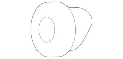 Carcasa sensor de asistencia de estacionamiento trasero genuino GMC 2007-2014 Chevrolet GMC LTZ 25844782 Foto 1 de 2