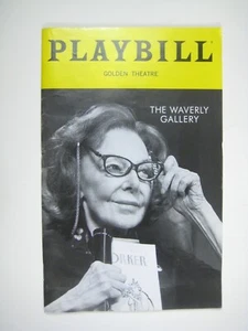 Playbill Golden Theatre Waverly Gallery November 2018 Elaine May Michael Cera - Picture 1 of 6