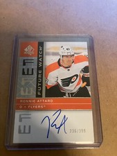2022-23 UPPER DECK SP AUTHENTIC FUTURE WATCH RETRO  AUTO RONNIE ATTARD 236/399
