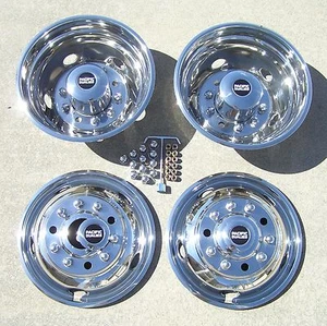 Fits Dodge RAM 4500 / 5500 19.5" 2015 2016 2017 2018 10 Lug Dually Wheel Covers - Picture 1 of 1