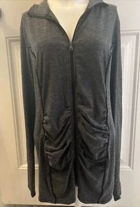 Motherhood Maternity Charcoal Full-Zip Long Sleeve Maternity Jacket Medium M - Picture 1 of 12