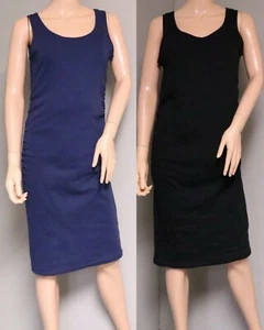 ELLIE FLORA MATERNITY TANK DRESS BODYCON KNEE LENGTH CHOOSE SIZE / COLOR NEW - Picture 1 of 11