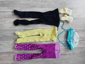 Baby Kleidungspaket strumpfhose noppen stricksocken mütze Mädchen  Set Gr.  62 - Bild 1 von 2