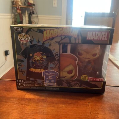 Funko Pop 959 Hobgoblin Brilla en la Oscuridad Exclusivo Conjunto de Caja con Camiseta 2XL Foto 1 de 4