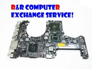 EXCHANGE SERVICE: MACBOOK PRO 15" A1286 820-2850-A LOGIC BOARD NEW GPU - Picture 1 of 1