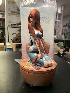 SIDESHOW MARY JANE COMIQUETTE STATUE MAQUETTE FROM SPIDER-MAN J SCOTT CAMPBELL