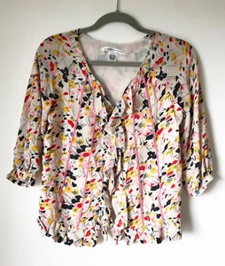 DIANE VON FURSTENBERG SILK BLOUSE - Picture 1 of 4