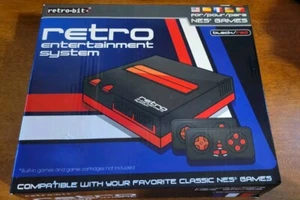 Nintendo Entertainment System Reto-Bit Retro Entertainment System Black & Red - Picture 1 of 4