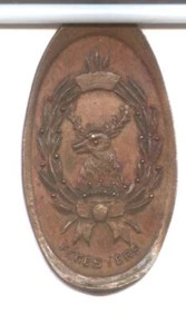 INDEPENDENT ORDER of FORESTERS ELONGATED on 1904 INDIAN CENT * QUICK FREE SHIP  - Picture 1 of 3