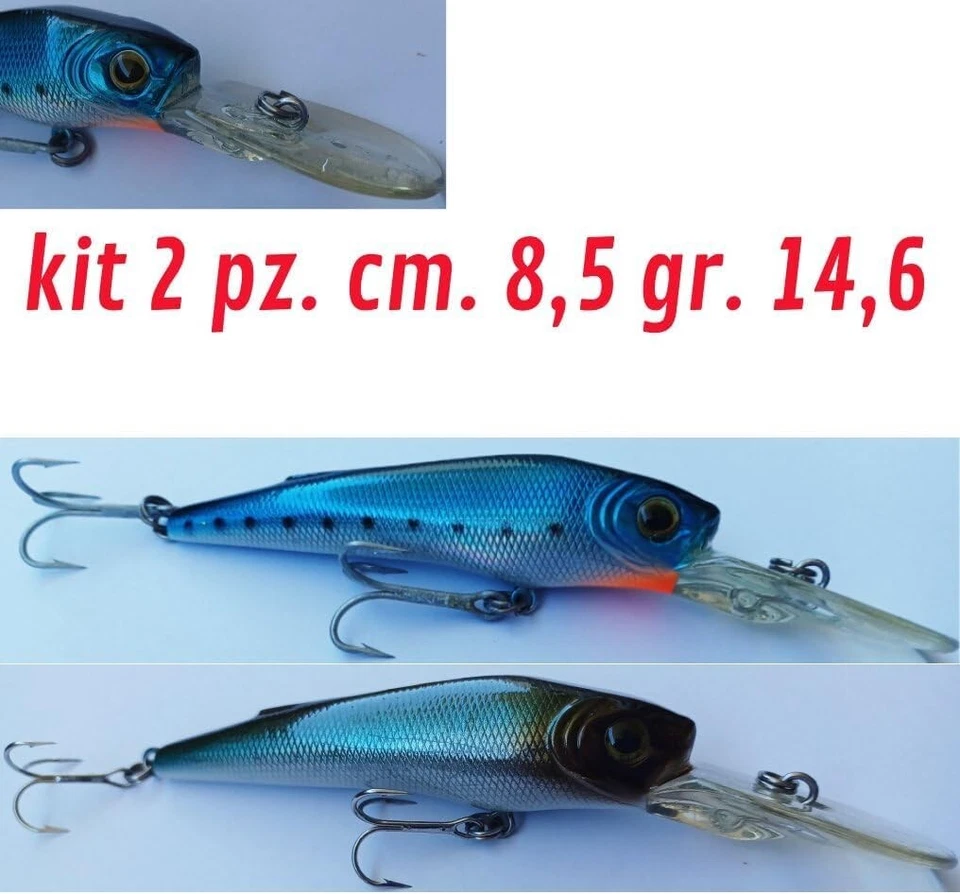 Artificiale Pesca Traina Spinning Minnow Esche Artificiali Spigola Serra Mare - Immagine 1 di 1