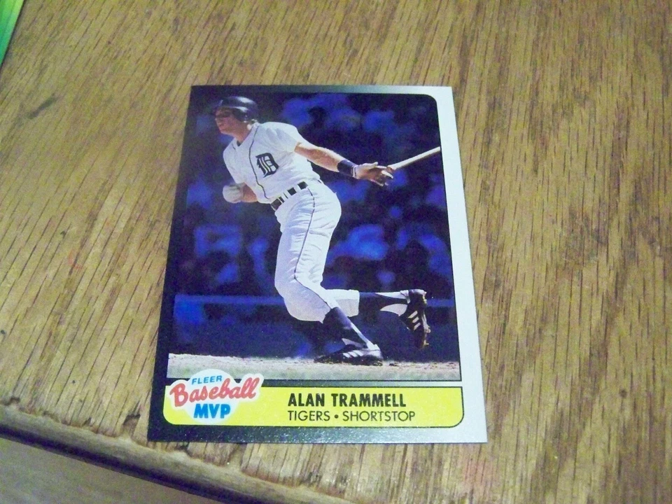 ALAN TRAMMELL  1990 LIMITED EDITION  FLEER MVP BASEBALL CARD # 41 - Image 1 of 1