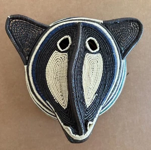 Hand-Woven Wounaan/Embera Animal Mask, Darien Rainforest Panama - EUC - Picture 1 of 3