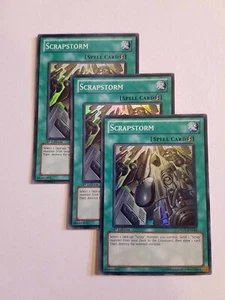 3 x Scrapstorm (PLAYSET) SUPER RARE 1st Ed NM DREV-EN048 - Picture 1 of 1