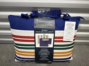 Pendleton Outdoor Packable Blanket Pine Island Strip Size: 60 x 72 in. - Picture 1 of 2