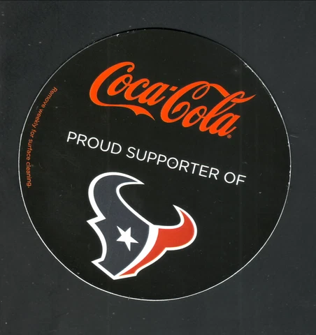 Houston Texans Logo Magnet--Coke Cover