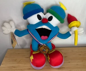 Vintage 1996 Atlanta Olympics Izzy Mascot w/ Medal & Torch Plush Toy Doll  Tags - Picture 1 of 20