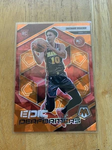 ZACCHARIE RISACHER 2024 MOSAIC ORANGE ICE ROOKIE EPIC PERFORMERS/49 (RC) - HAWKS - Picture 1 of 2