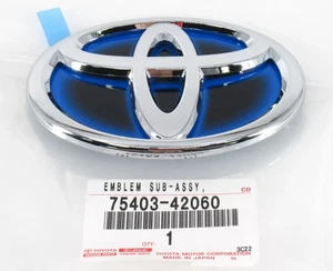 7540342060 Genuine OEM Toyota Lift Gate Hatch Rear Emblem 2019-2023 RAV4 - Picture 1 of 1