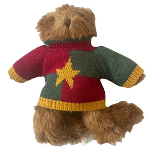 Russ Bears From the Past Wadsworth Nuevo con Etiquetas Oso de Peluche Peluche Marrón Estrella Suéter 11” - Imagen 1 de 4