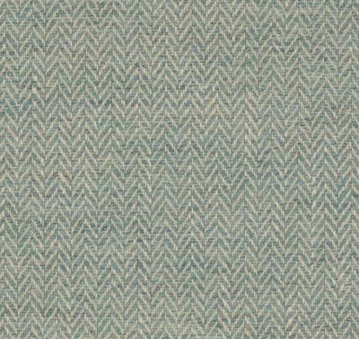 Colefax & Fowler Herringbone Uphol Fabric- Tristram / Old Blue 0.85 yds F4726-06 - Image 1 of 2