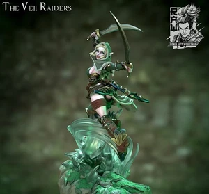 Zareen - Blade Dancer Forest Elf/Dungeons and Dragons/Wargaming/TTRPG/Raw - Picture 1 of 3