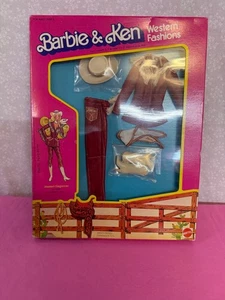 Mattel #3579 Barbie Fashion Western Fashions WESTERN ELEGANCE new on card - Picture 1 of 5
